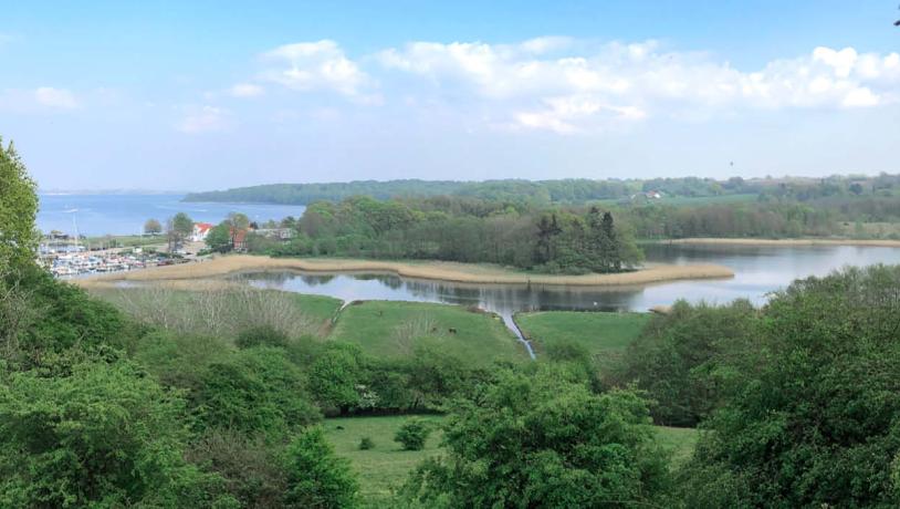 Panoramablick auf Kalvø